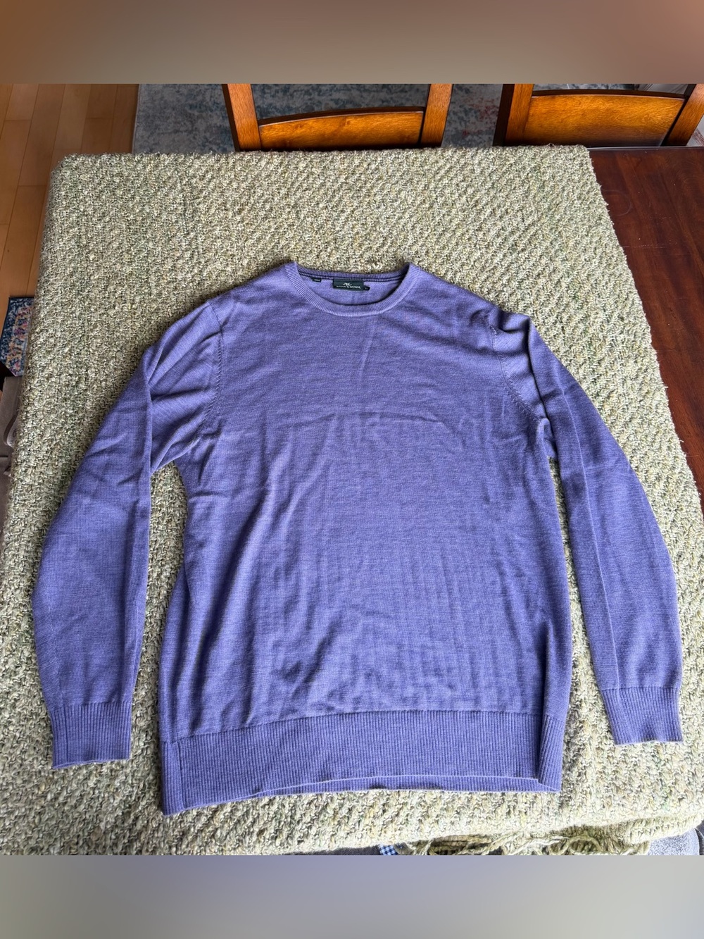 Rodd & Gunn 100% Merino Wool Crewneck Sweater - Lavender